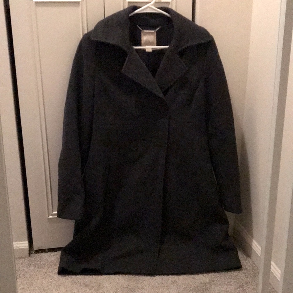 Old Navy Grey Peacoat Size M